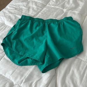Teal Nike running shorts size small